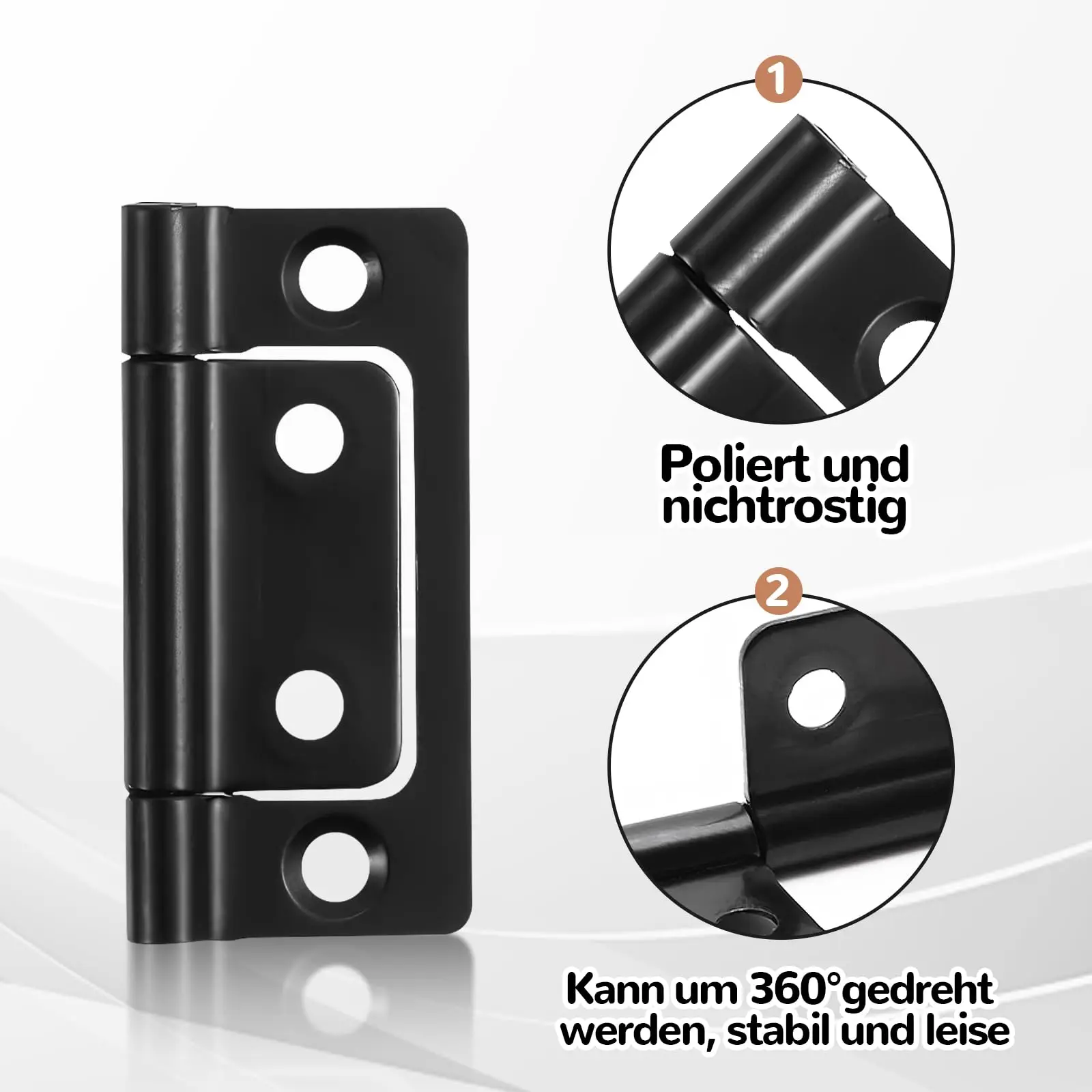 12 قطعة من مفصلات الأثاث العتيقة DIY أداة الحرف اليدوية مفصلات الأم المفصلات الأبواب المعدنية الداخلية للأبواب الداخلية #4