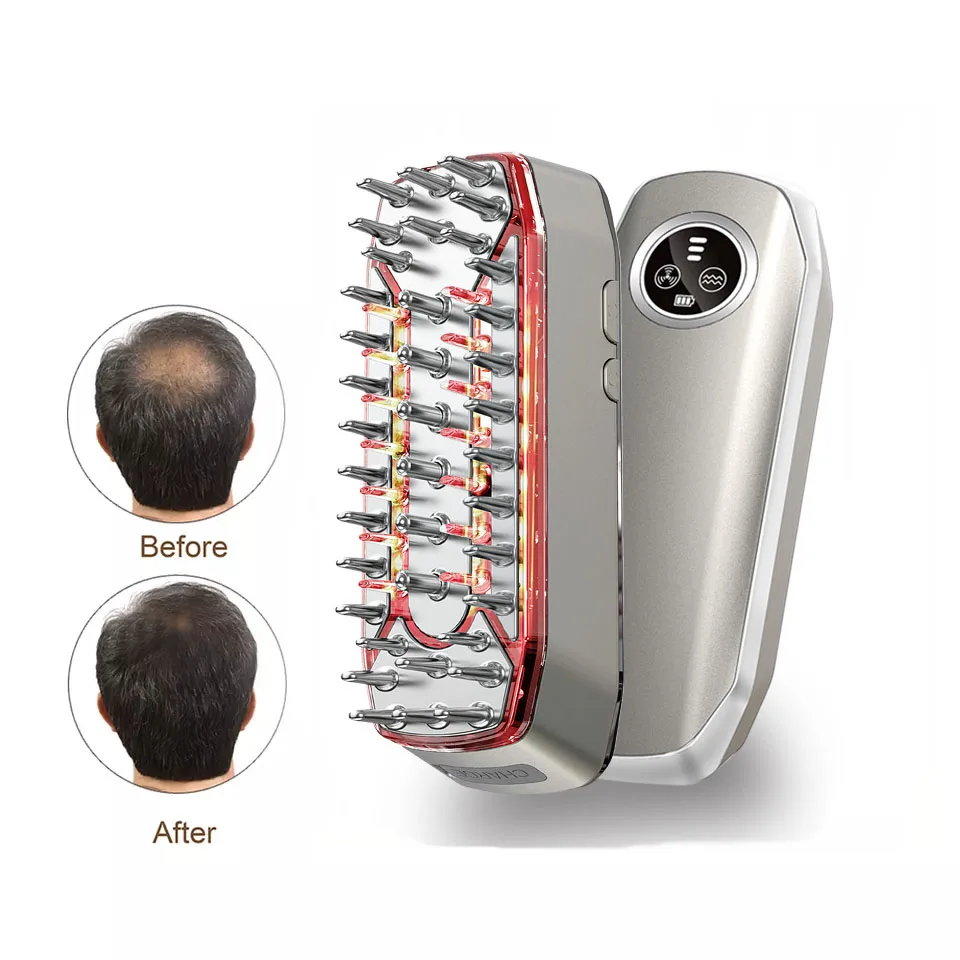 

Средства от выпадения волос, масло для роста волос, щетка для кожи головы, терапия красным светом, электрическая массажная расческа для ухода за волосами