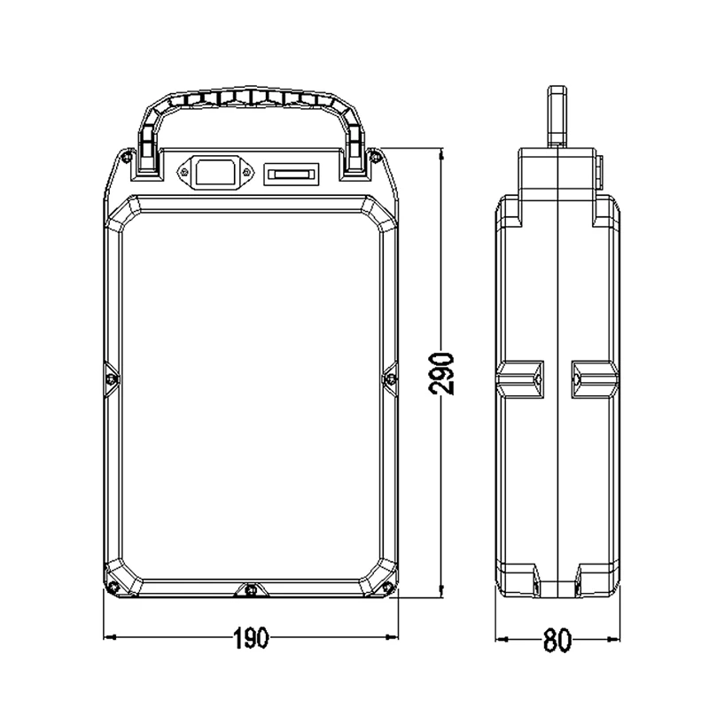 13S8P 48V Lithium Battery Case With free 18650 Battery Holder and Nickel Strip Can be placed 104 pieces cells