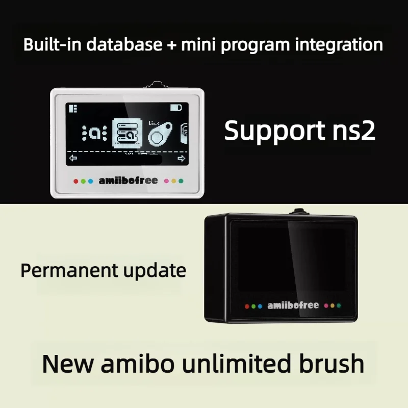 

Эмулятор для Switch/Switch2, умный симулятор, Bluetooth-совместимый игровой аксессуар, заряжаемый NFC-симулятор, универсальный Bluetooth-симулятор