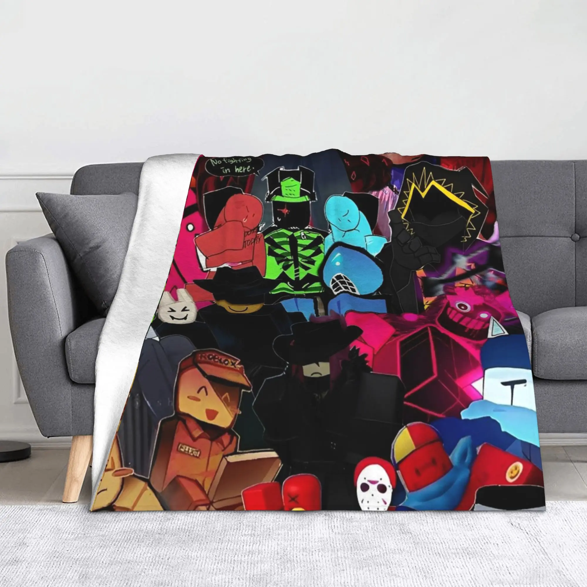 Forsaken Game Blankets Flannel Funny Breathable Throw Blanket for Coverlet All Season