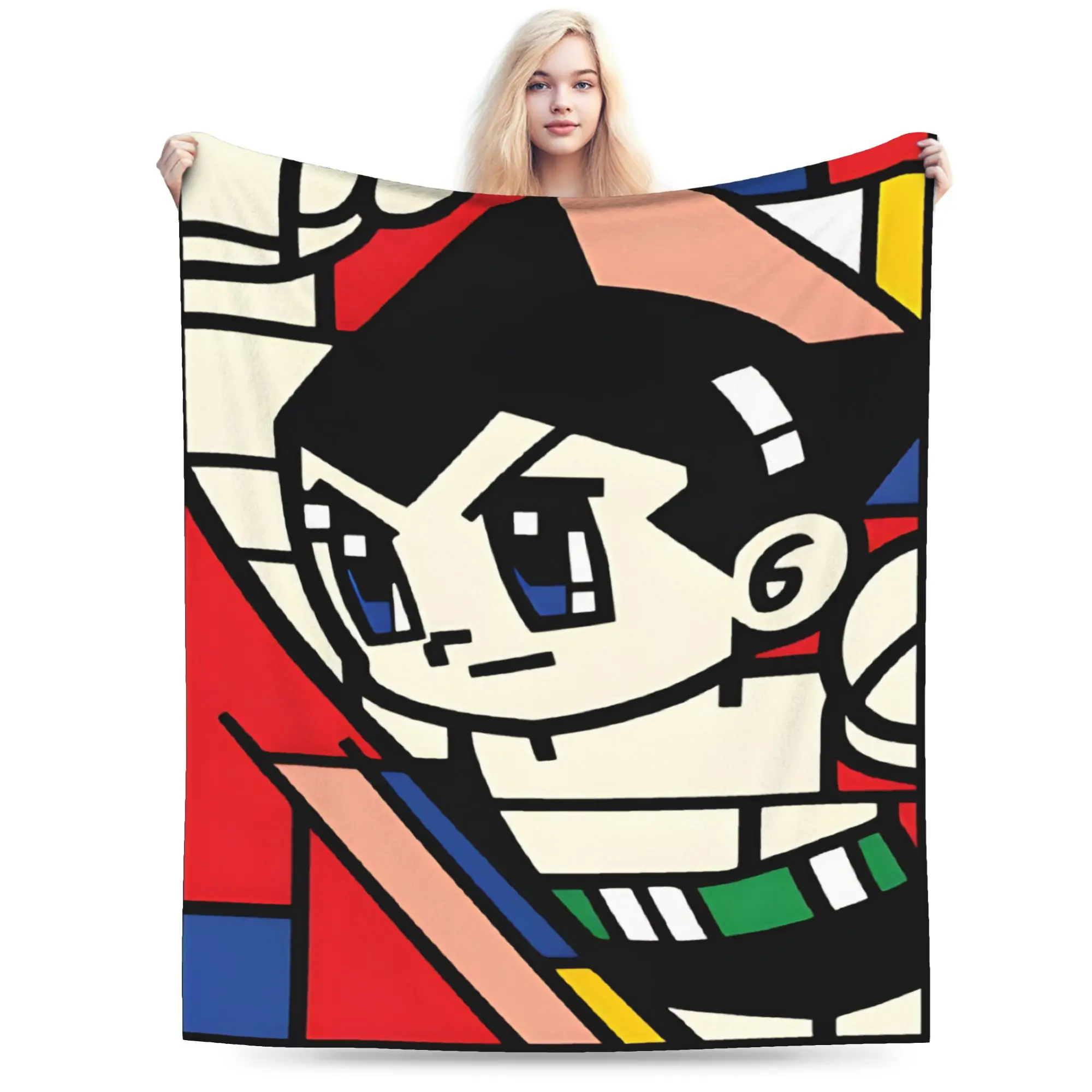 Astroboy Astro Boy Blankets Soft Flannel Healing Gift  Throw Blanket Bedding Throws