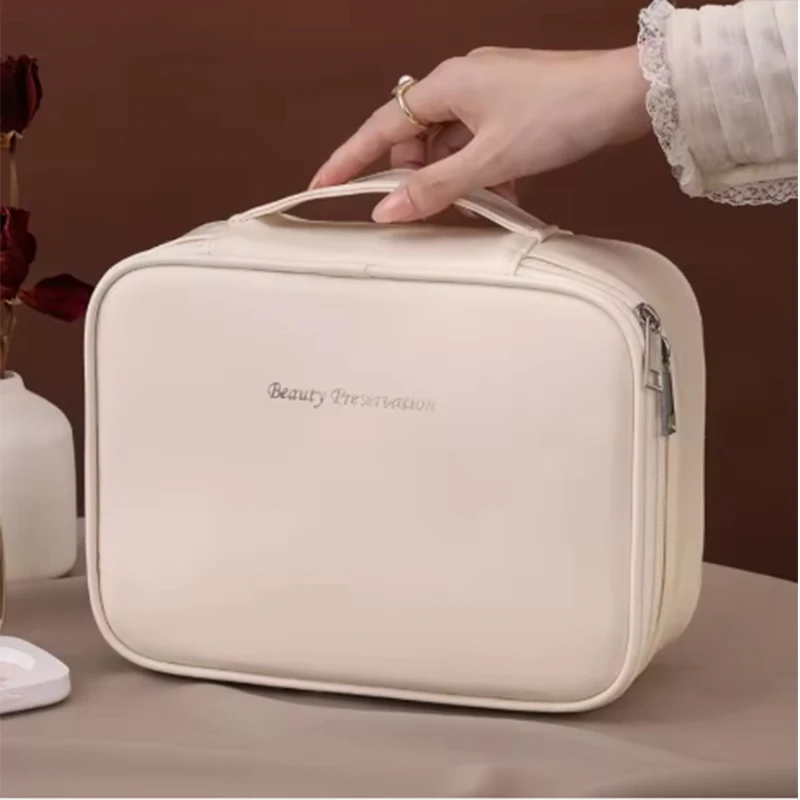 New Women's Cosmetic Bag Portable Storage Bag Large Capacity Luxury Makeup Bag Travel Organizer Essentials Toiletry Bags view 5