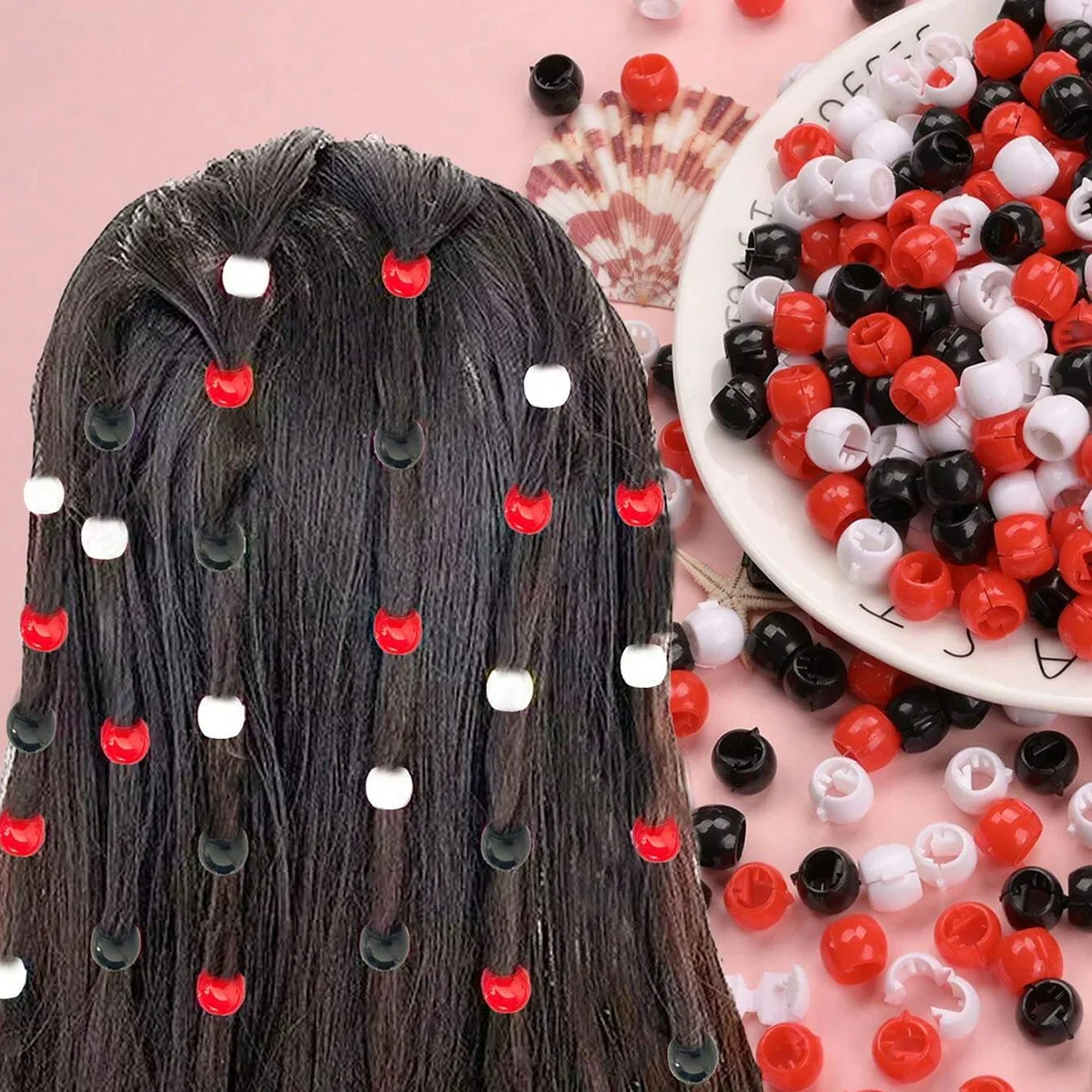50/100Pcs Bunte Kleine Mädchen Haar Clips Nette Blume Stern Haar Krallen Styling Haar Geflecht Haarnadeln Kinder Haar zubehör Kopfbedeckungen – Detail 3