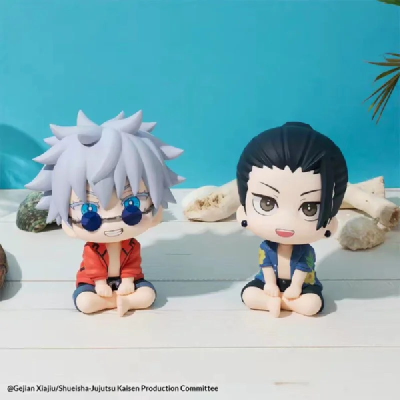 

MegaHouse Look Up Jujutsu Kaisen Okinawa Ver Satoru Gojo Suguru Geto Chibi Anime Figure Collection For Anime Fans Desktop Decor