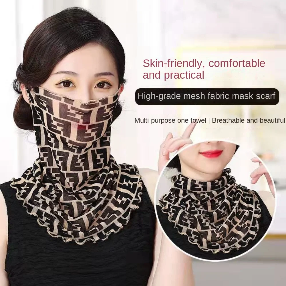 

Hot Sale Multi-purpose Scarves Mask Anti-UV Breathable Face Mask Neck Protection Variable Anti-sun Mask Sexy