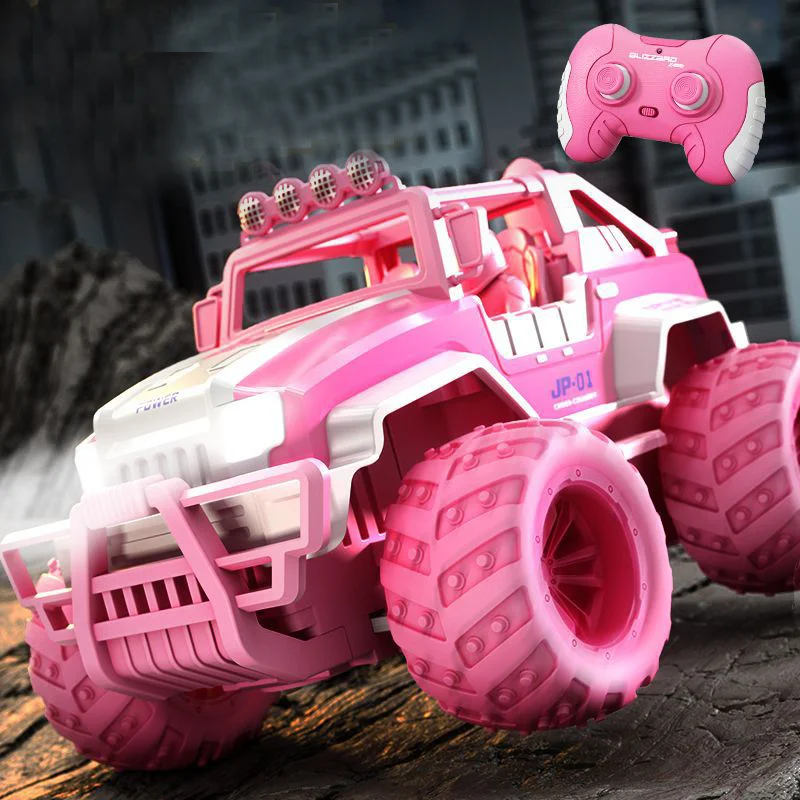 レースカー ピンク RCカー 4チャンネル 電動リモコンカー