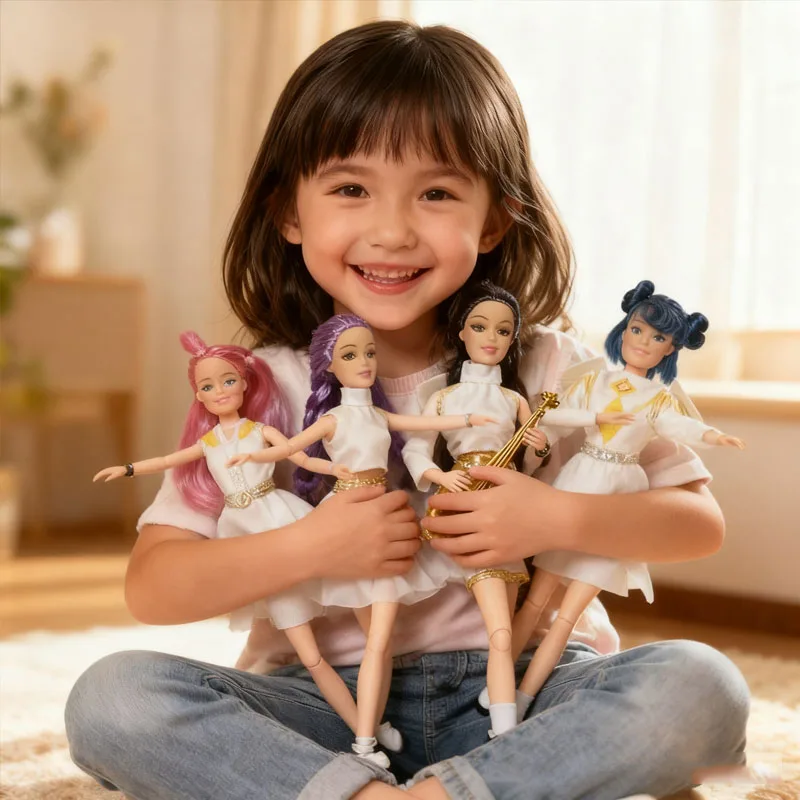 ألعاب أنيمي الطرفية Kpop شيطان الصيادين ميرا رومي زوي دمية قابلة للجمع هدية لمحبي Kpop مع الزي والإكسسوارات #2