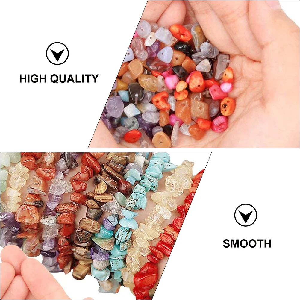 

1 Box Of Irregular Stone Beads For Diy Jewelry Making Crafts Bracelet Ornaments Decorative Pendant Supplies Natural Gravel Decor