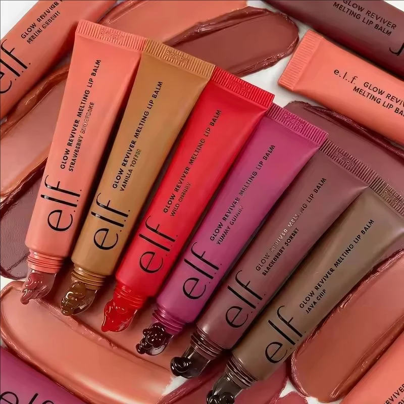 Bálsamo labial de lujo Elf, 6 colores, ligero, hidratante, nutritivo, brillo de labios, reparación, mejora las líneas de los labios, crea labios naturalmente regordetes