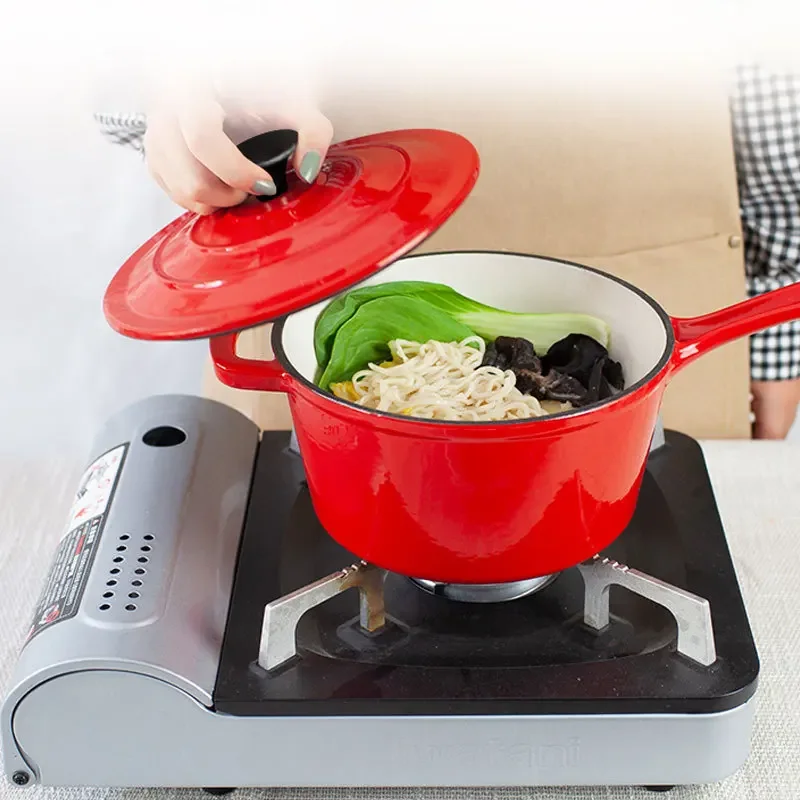 34.5Cm Milk Pot Cooking Saucepan Stock Pots Wholesale 1.9L Non-Stick Mini Soup Pot With Cover Induction Cooker Cookware