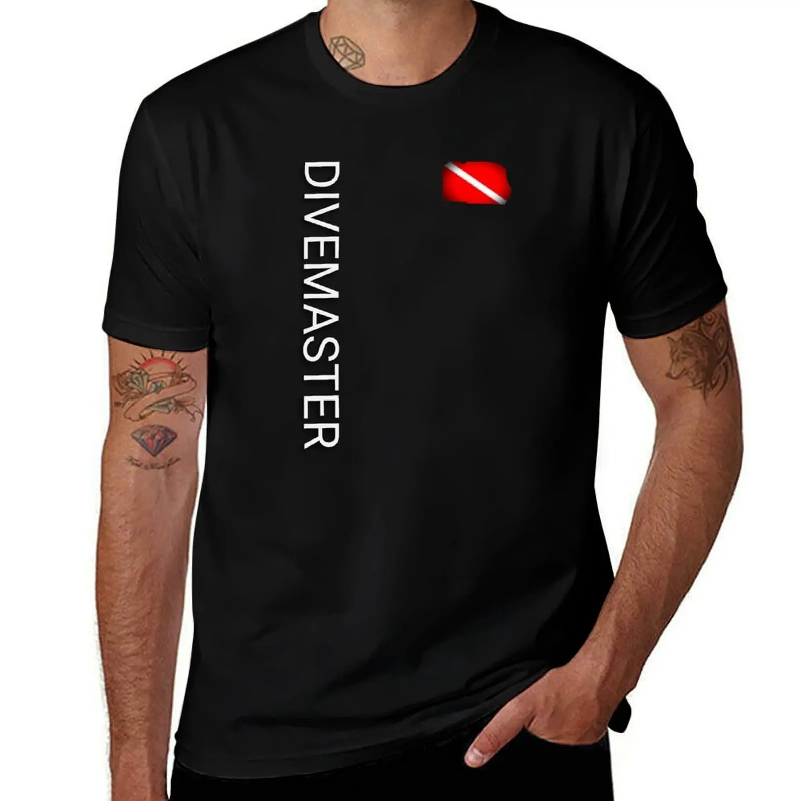 Divemaster T-Shirt Blouse basketball graphic tees mens t shirts casual stylish