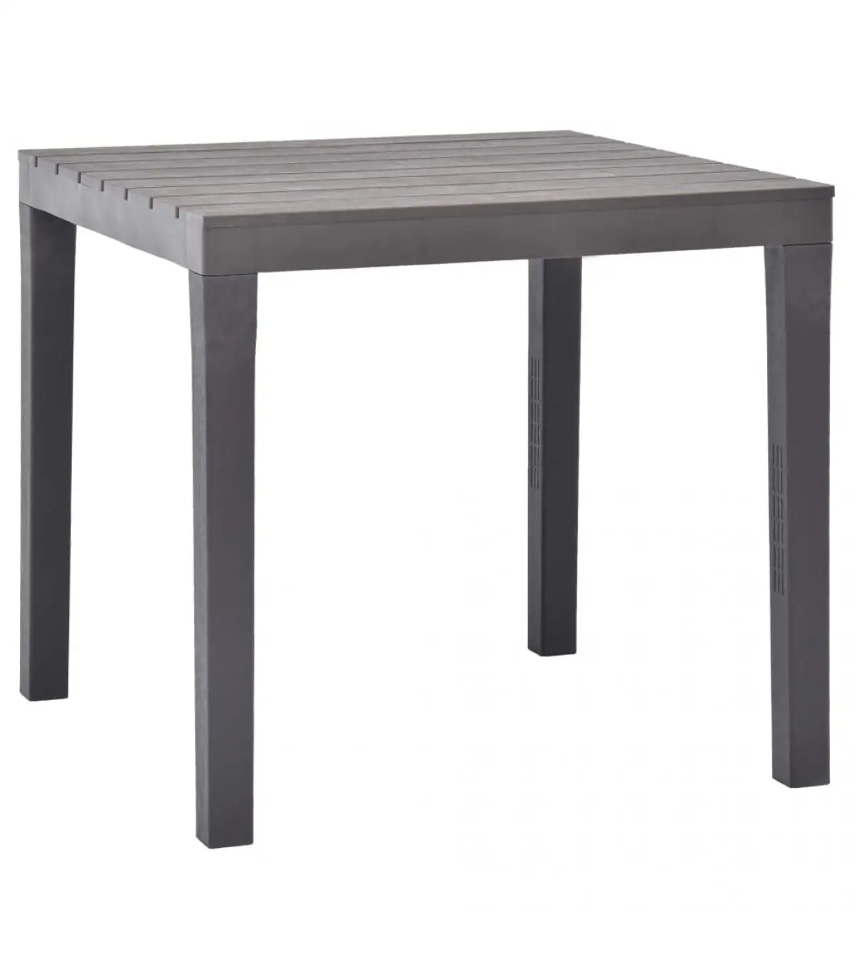 Garden tables mocha plastic garden table 78x78x72 cm