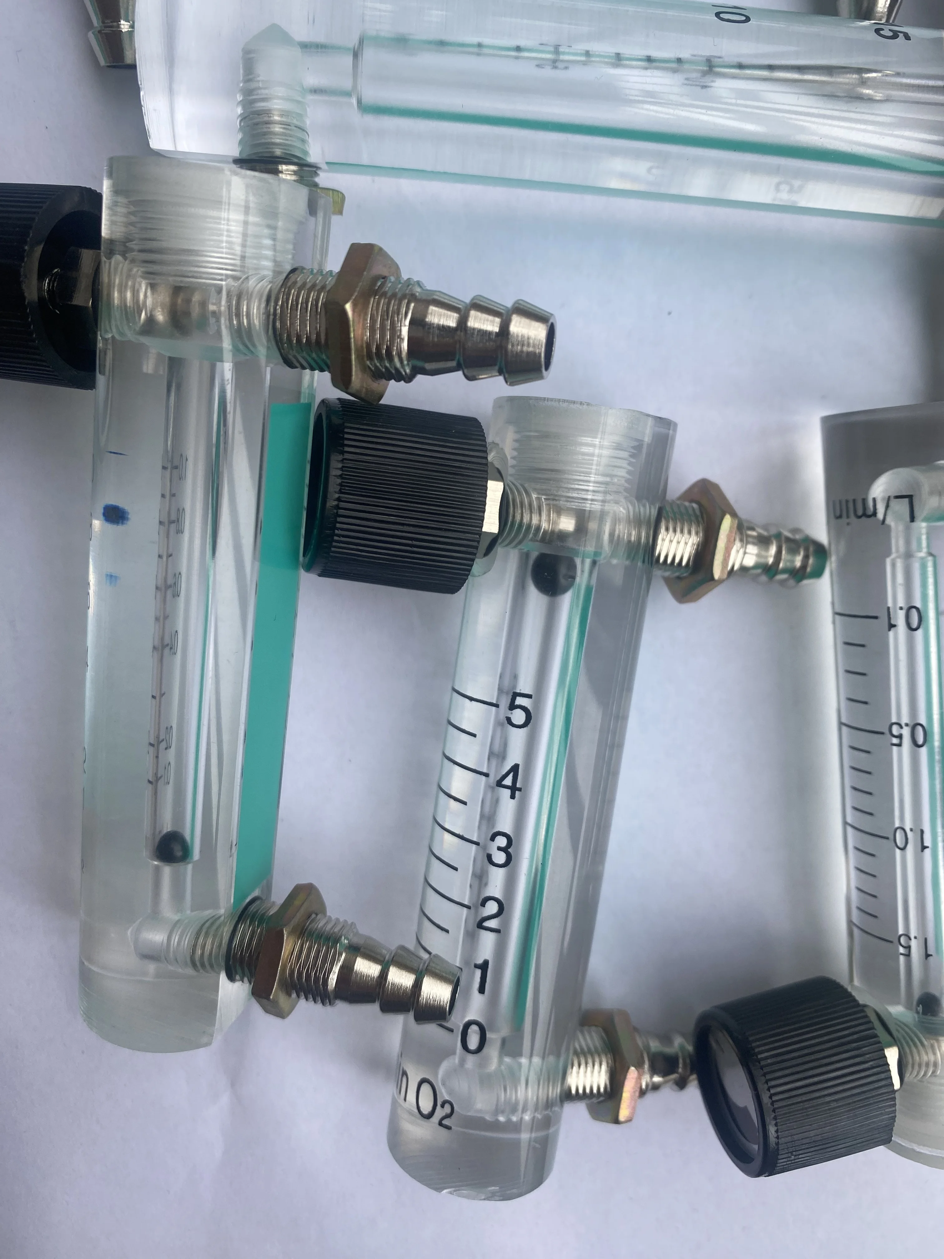 Air Oxygen Gas Flow Meter Flowmeter Caudalimetro Counter Flow Indicator O2 Oxigen Gas Meter Flow Device Switch 0.1-1.5L/min