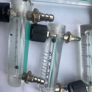 Gaz-hava akış ölçerden oksijenli gaz, akış ölçerin silindire göstergesi olarak, sayacın cihazı, oksijen-O2, 0.1, 1.5 L/dak. İlk 10 satış fluxometro oksijen - №5