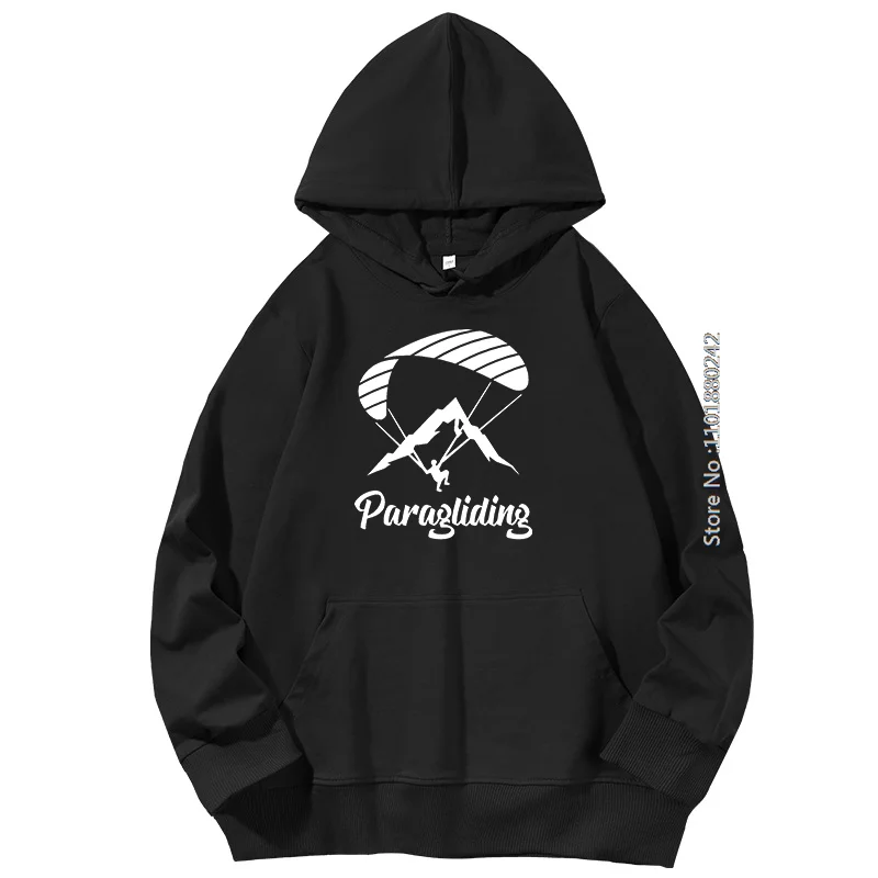 Paraglider Paragliding Graphic Hooded Sweatshirts Spring Autumn Essentials Hoodie New In Hoodies & Sweatshirts Male Clothes