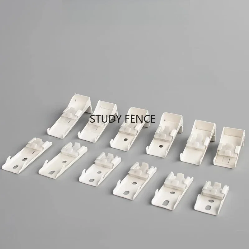 10pcs Curtain Rail Installation Code Hardware Accessories Side Mounted Top Mounted Wall Code Aluminum Alloy Track Bracket