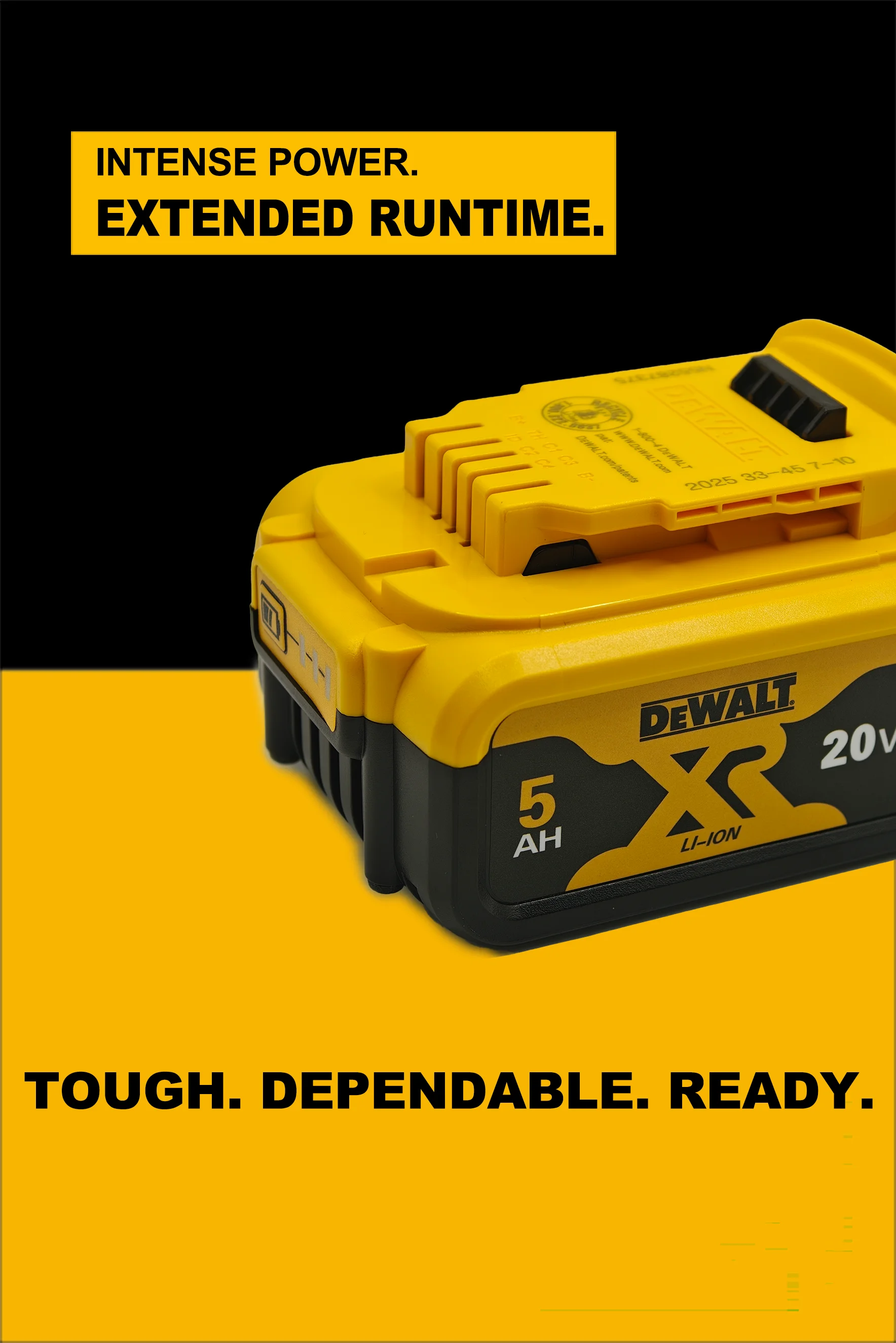 

Original Dewalt Battery 20v 5Ah Lithium Ion Power Electric Cordless Tool Kit Set Rechargebal Replacement