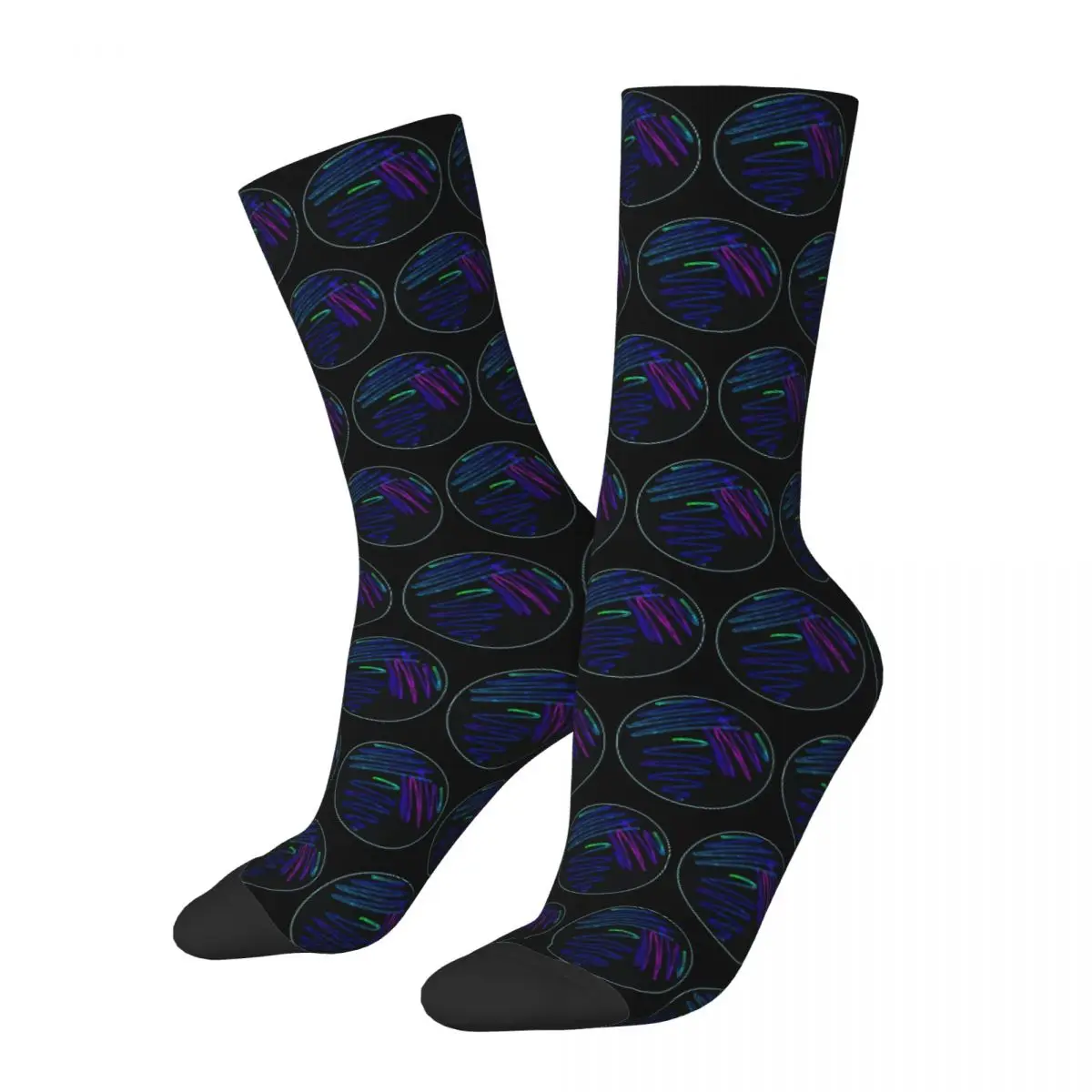 Bacterial Culture Streaks On Glass Petri Dish In Microbiology Lab Unisex Winter Socks Outdoor Happy Socks Street Style Sock