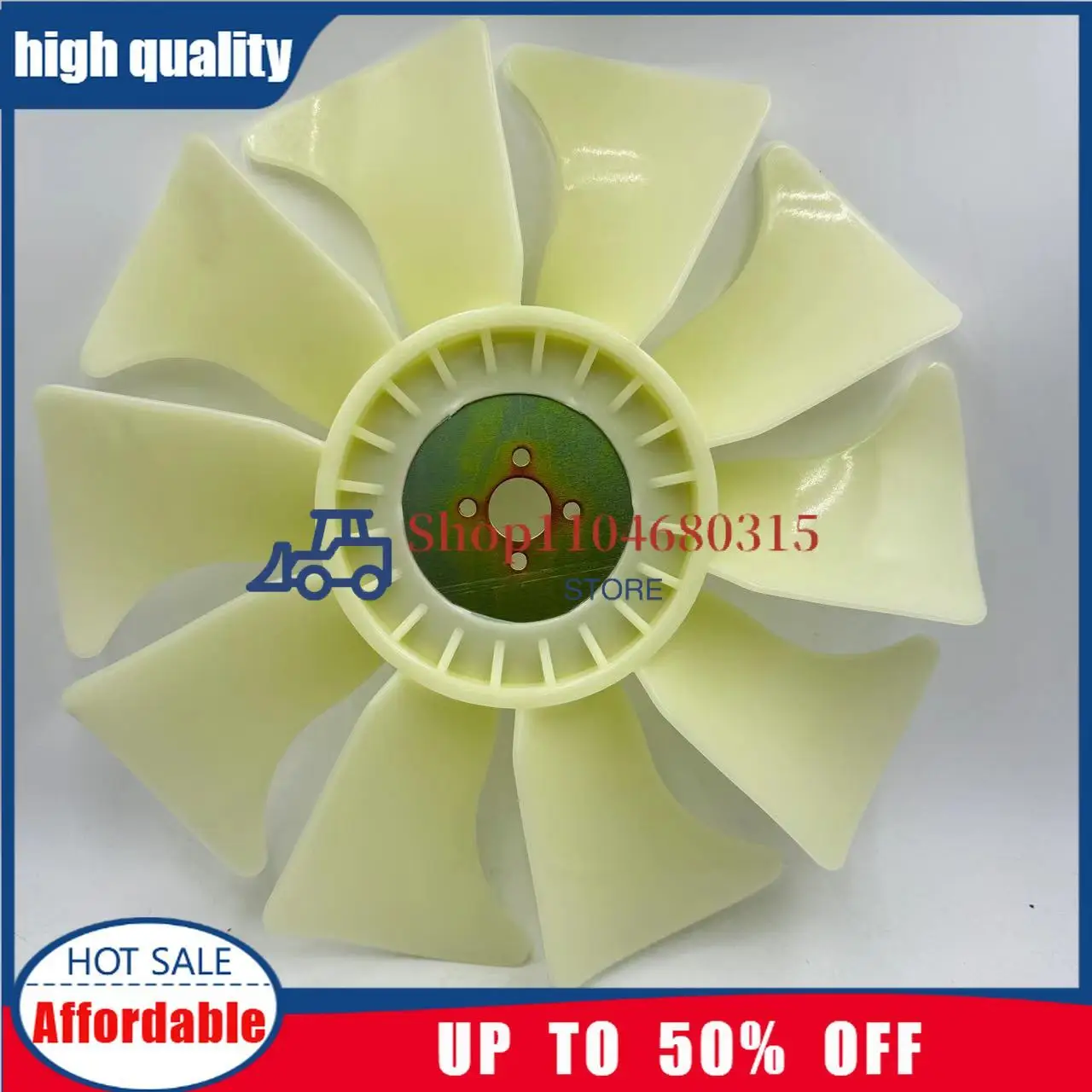 

Для двигателя Kubota D1105 U30/35-3, для Komatsu PC30, лопасть охлаждающего вентилятора, аксессуары для экскаватора