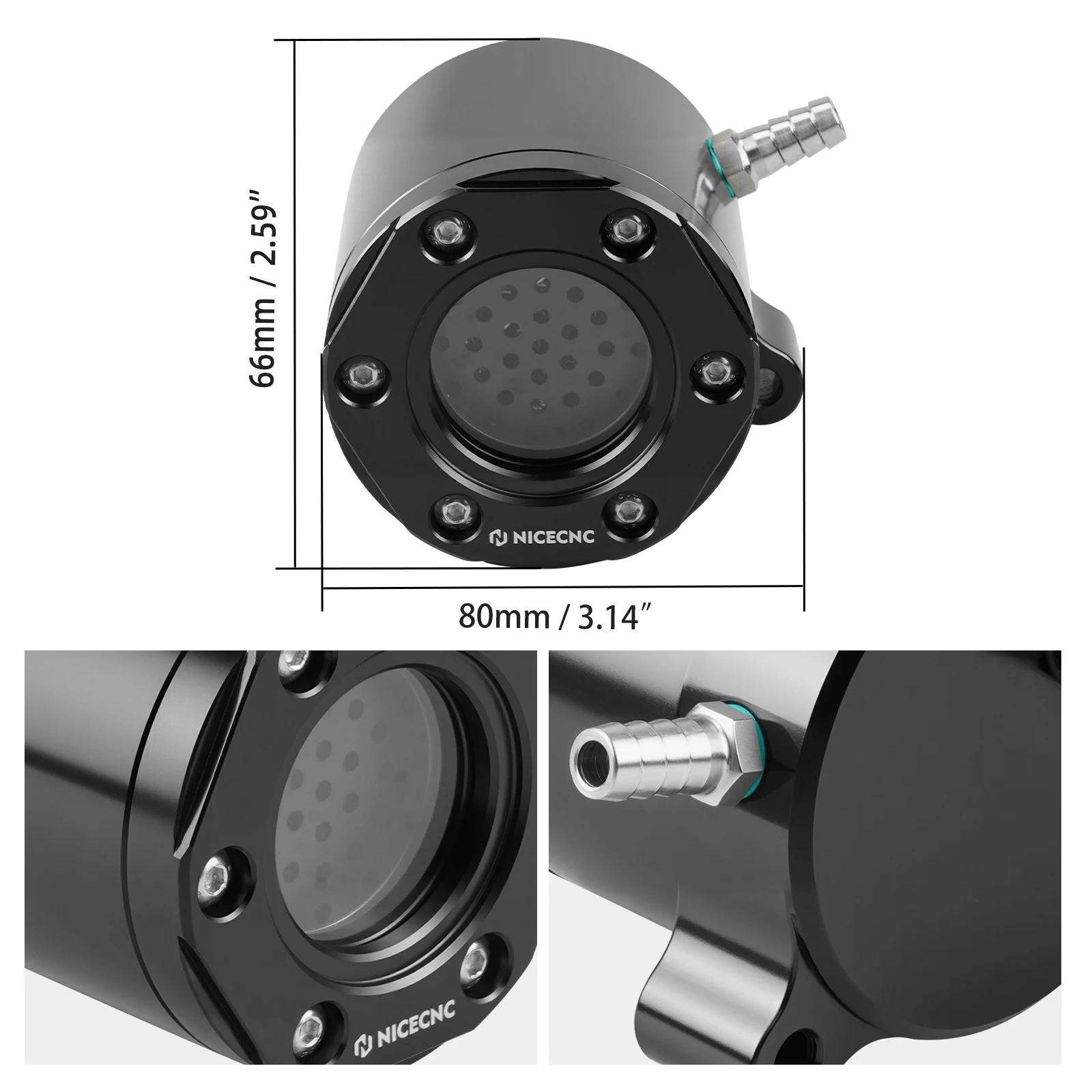 Für Harley Street Glide FLHX 2017–2023 Externes Entlüftungsset Road Glide FLTRX Road King FLHR Low Rider ST FXLRST 117 Street Bob – Detail 2