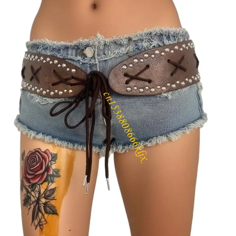 حزام الخصر الشرير حزام أزياء الخصر حزام مرصع بخصر للنساء للنساء النادي الليلي 066C #5