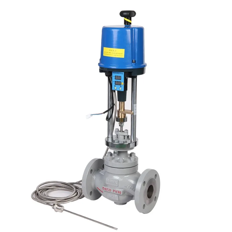 

automatic control electric actuator steam transfer oil water temperature adjustment electric control valve
