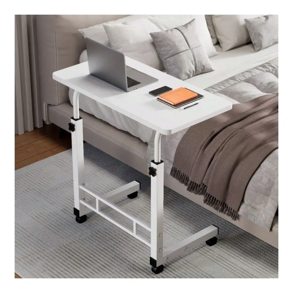 

Гибкий мобильный стол с регулировкой высоты, регулируемый по высоте, на колесиках, прикроватный/диванный/общежитийный столик, подставка для ноутбука