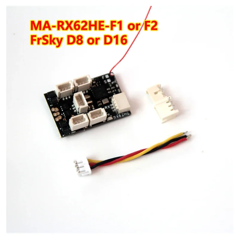 Limited Clearance MA-RX62HE-F2 2.4G 6CH Micro Receiver Built-in 7A/2S(5A/3S) Brushless ESC for D16