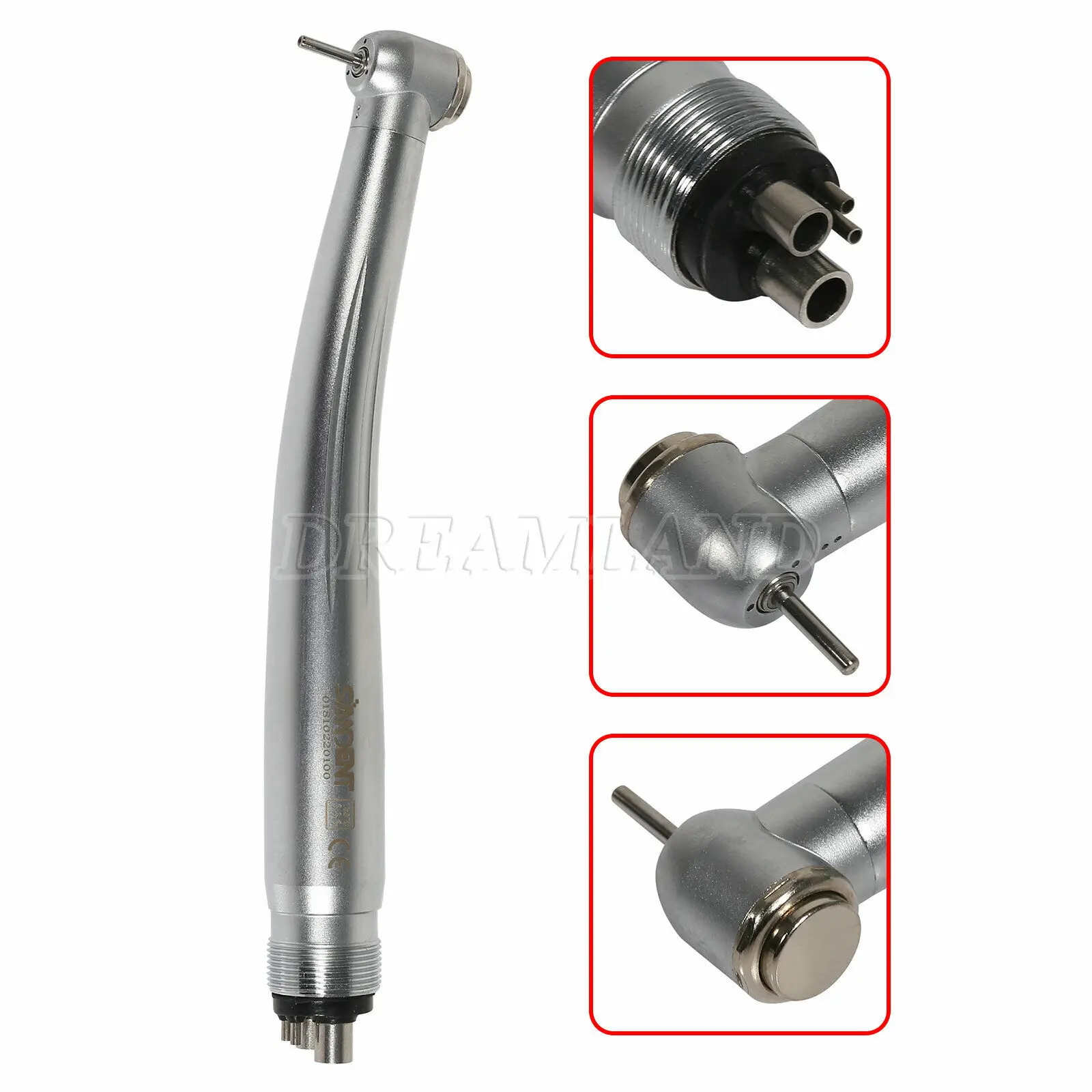 NSK PANA MAX Style Dental High Speed Handpiece Standard Head Single Spray Turbine Push Button 4 Hole