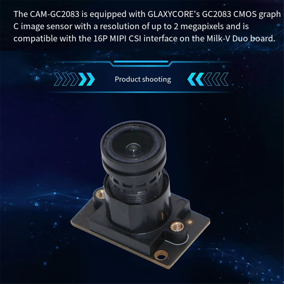 AT87-For Milk-V Duo Camera CAM-GC2083 2MP 1920X1080 Camera