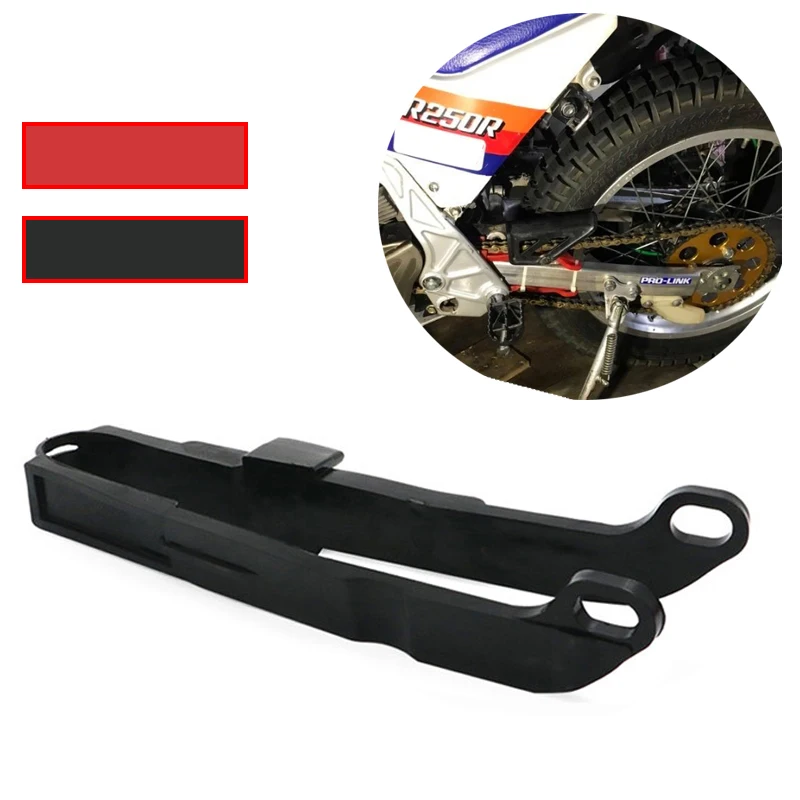 

Rubber Guide Chain Glue Slider Chain Friction Cover Protective for Honda XR250 XR250R XR400 XR400R XR600R XR650L BAJA250