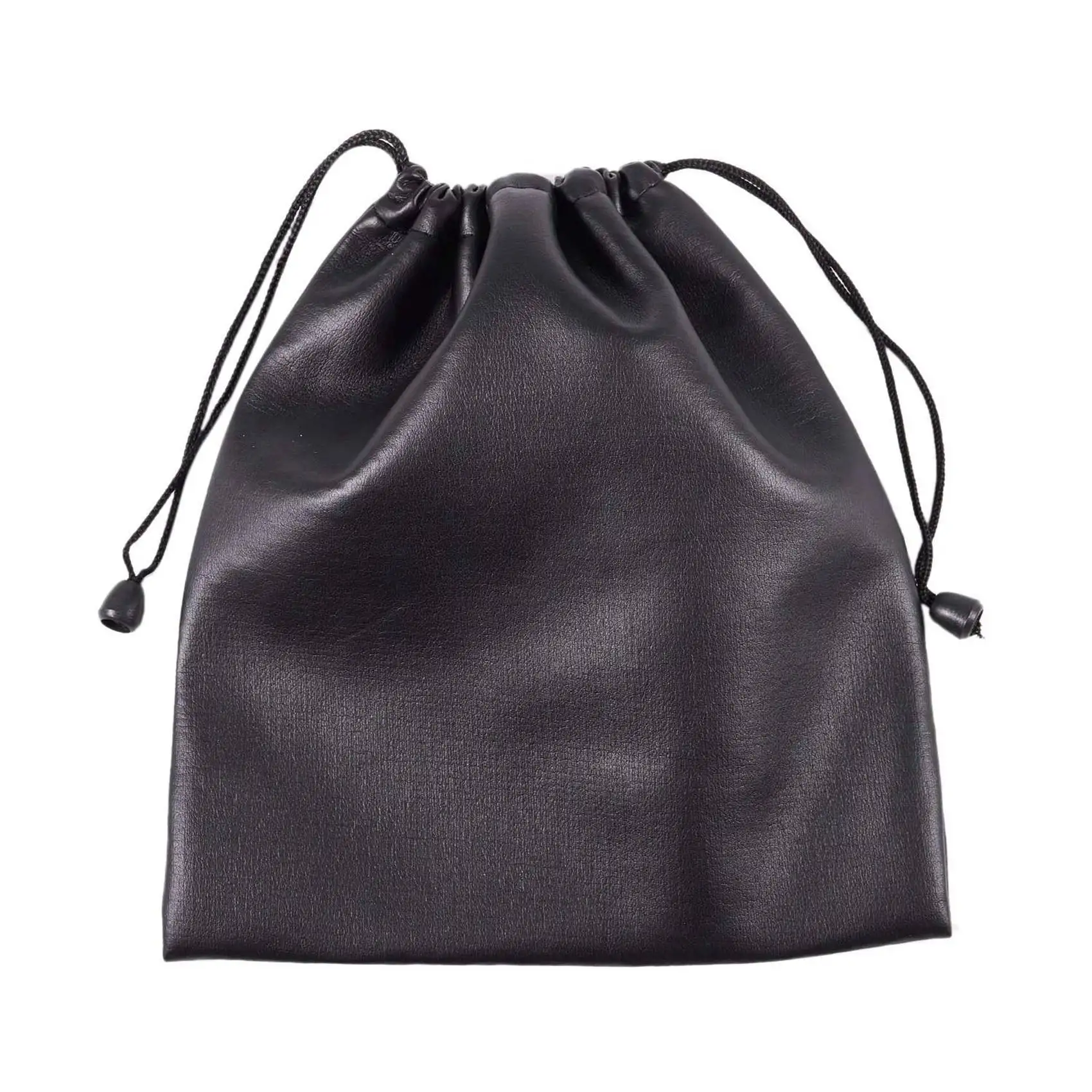 

ABPQ-6X PU Leather Soft Storage Bag Pouch Case For Around Earphone AE TP-1 DJ Headphone Black