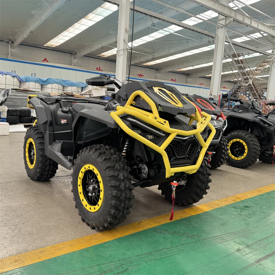 2025 جديد ATV 1000cc 4X4 الكهربائية بدء الغاز البنزين عربات التي تجرها الدواب الرياضة مزرعة UTV على الطرق الوعرة دراجة رباعية ATV