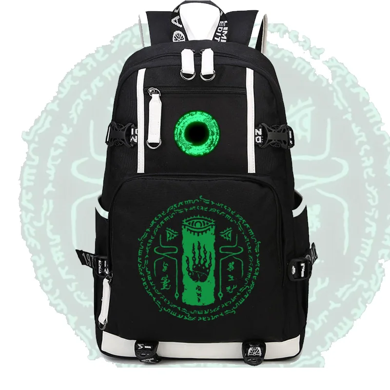 

New Student Schoolbag Travel Bags USB Game The Legend Tears of the Kingdom Link Cosplay Oxford Noctilucent Backpack