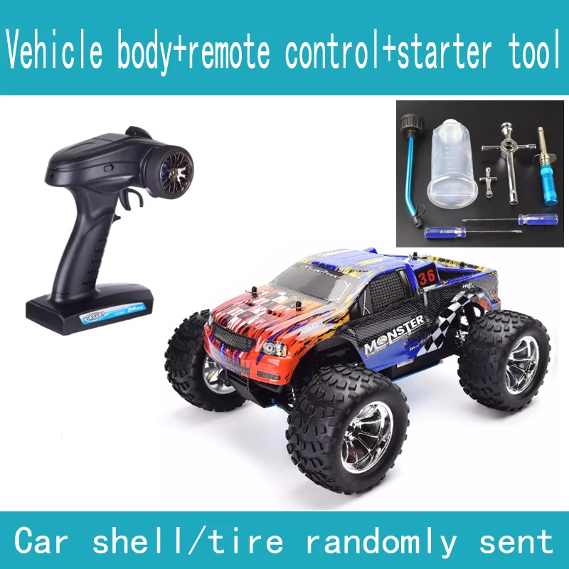 HSP RC Truck 1:10 Scale Nitro Gas Power Hobby Car Two Speed Off
