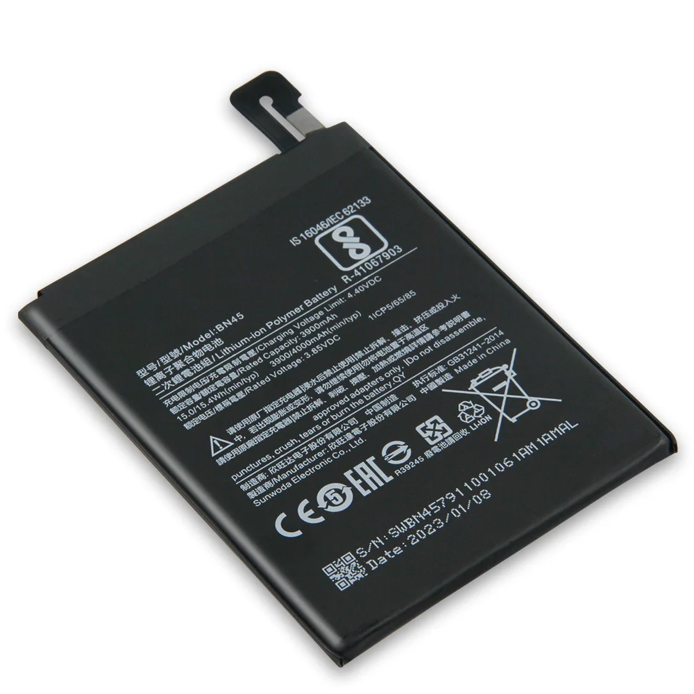 Production in 2024 Phone Battery BN45 For Xiaomi Note5 Redmi Note 5 Redrice Note5 Replacement Battery 4000mAh With Tool