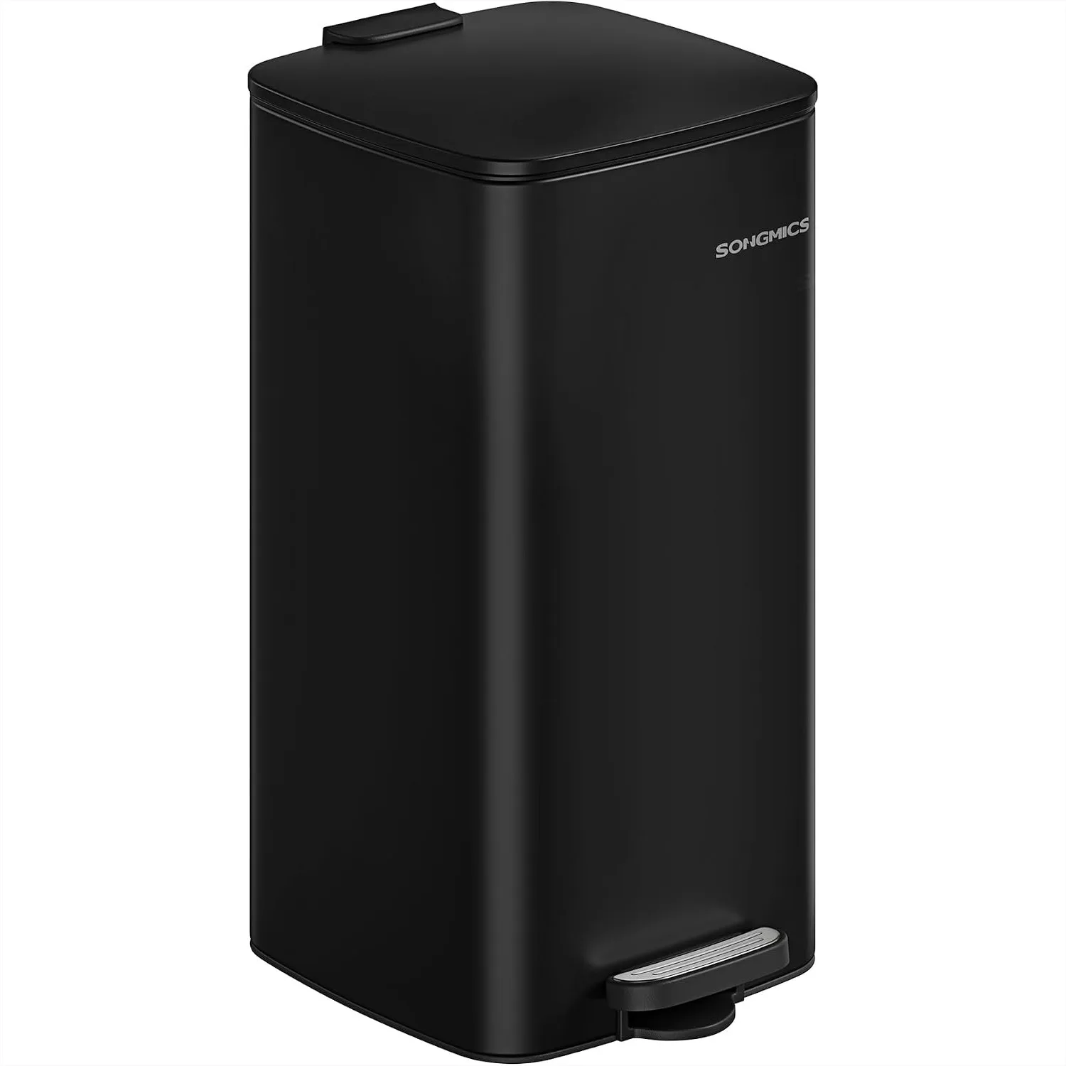 

Stainless Steel Kitchen Trash Can 8-Gallon with Soft Close Lid and Inner Bucket, Ink Black