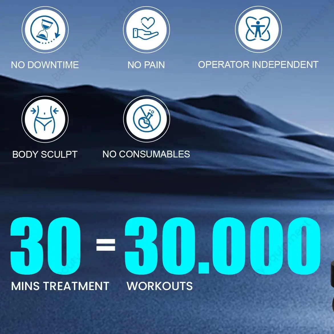 6500W Myoslim EMS Body Sculpting Machine – Professional Muscle Building, Fat Burning & Butt Lifting Body Shaping Equipment