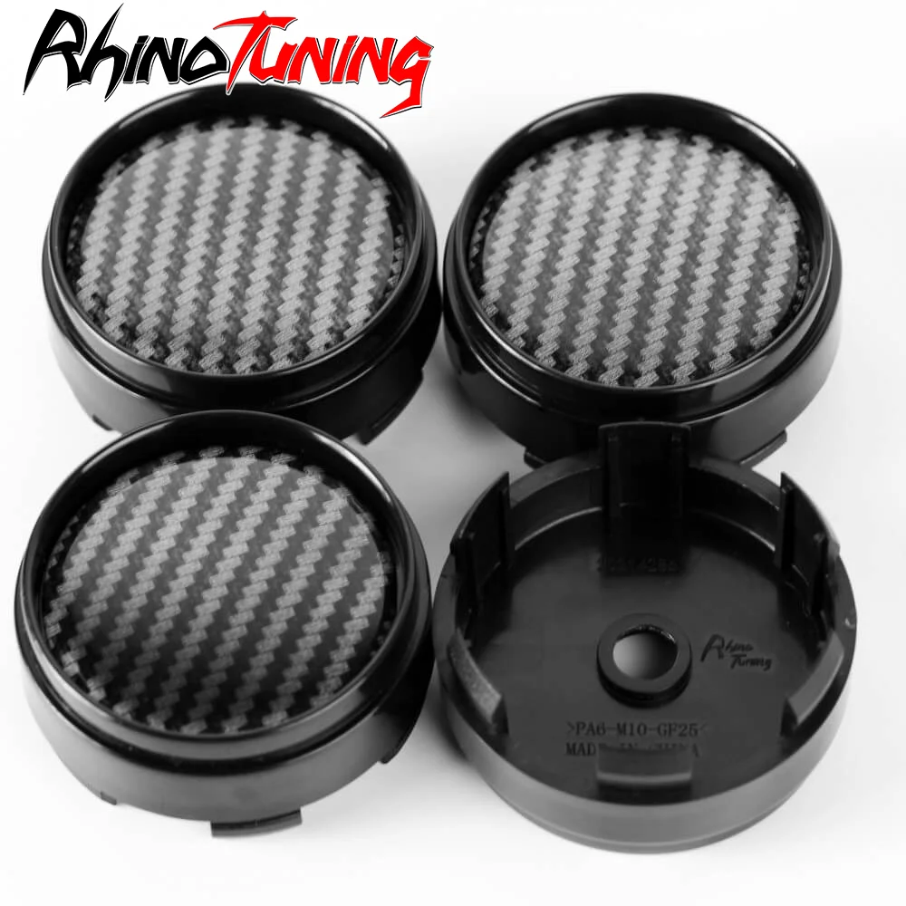 

Rhino Tuning 4pcs 66mm 63mm Volk Racing Car Wheel Center Cap Rims Carbon Fiber Emblem For Rays Volk Racing Wheel Exterior Parts