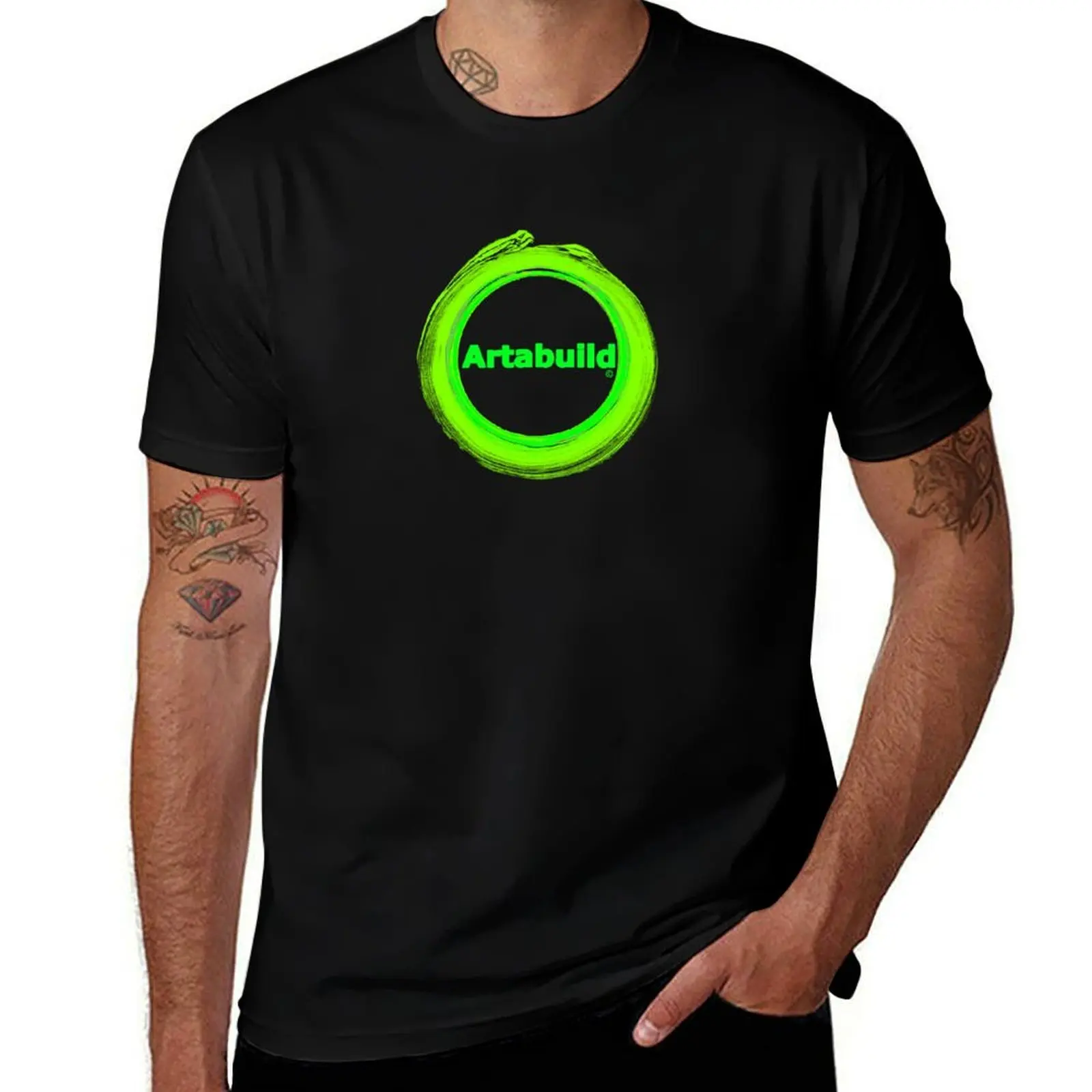 

Artabuild Brand Logo Hot Lime T-Shirt t shirt man casual T-Shirt