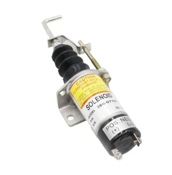 Fuel Shutoff Solenoid 366-07197 SA-3405-T 1502-12C7U2B2S1 Stop Solenoid 12V/24V Diesel Engine Part  shutdown cut off solenoid