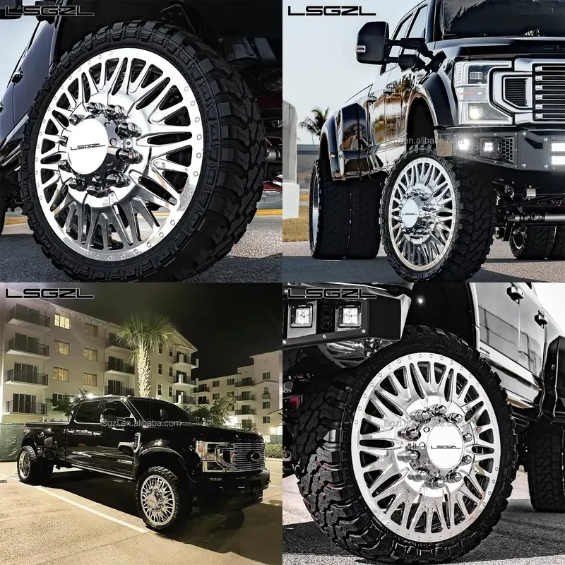 Rines Forjados 8x180 8x170 8x6.5 10x200 10x285.75 para Camionetas Chevy Silverado 3500 F350 F450 3500 HD