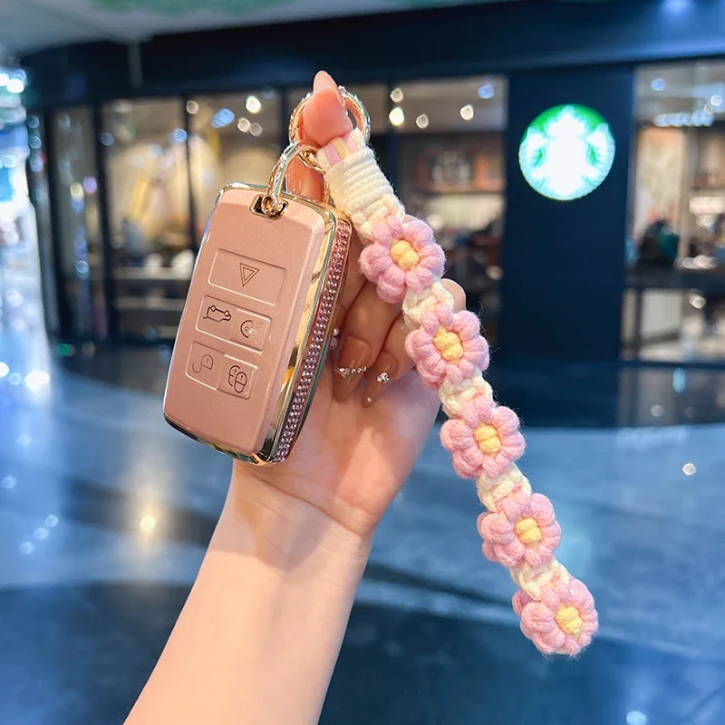 

For Land Rover Range Rover Aurora Defender Star Velar Car Key Bag Accessories Beautiful Simple Protection cars accessories