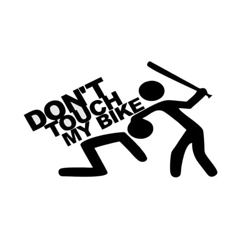 

Индивидуальные креативные стикеры «Don't Touch My Bike» 14,5 см * 8,7 см