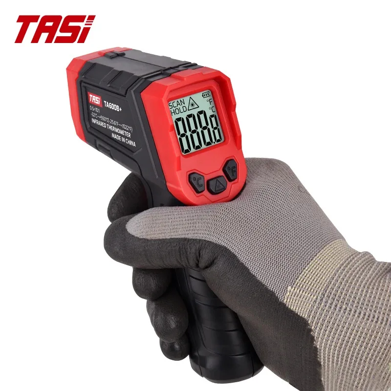 

For Sea Shipping, CustomizedTASI TA600B+ Digital Thermometer Industrial High Heat Pyrometer Non-Contact Infrared Handheld OLED D