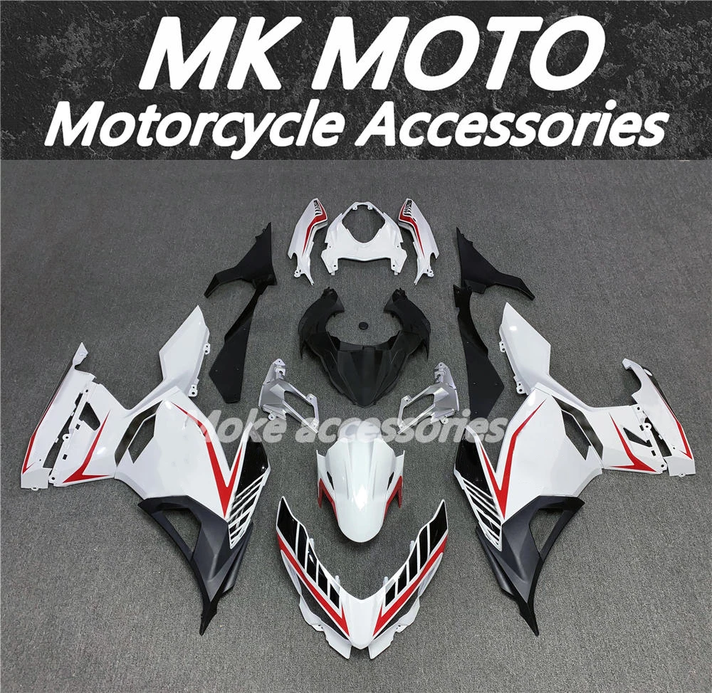 Motorcycle Fairings Kit Fit For Ninja 400 2018 2019 2020 2021 2022 2023 Bodywork Set High Quality ABS Injection NEW white/red