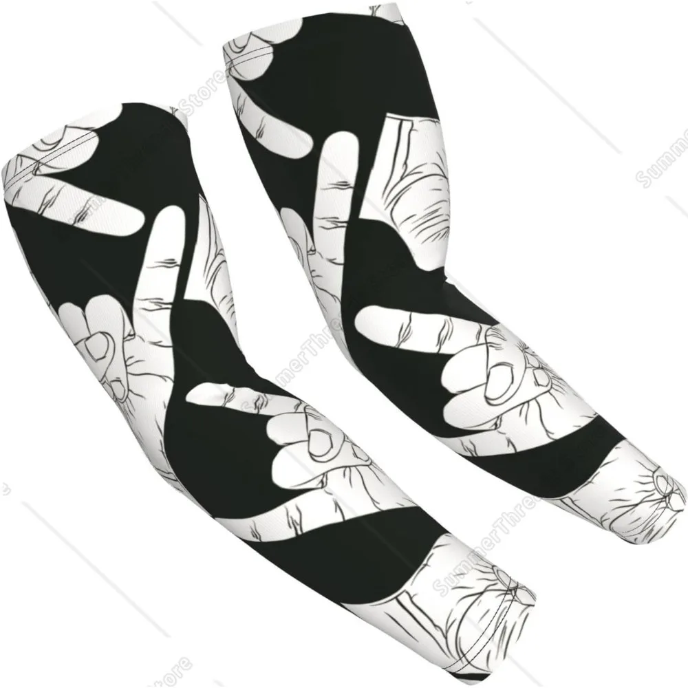 

Растягивающийся чехол для рукавов в стиле рок-н-ролл для мужчин и женщин, спортивный спорт