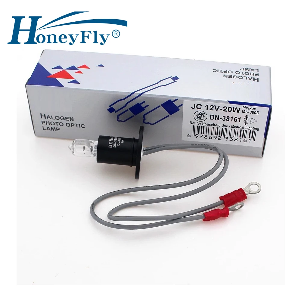 

HoneyFly Chemistry Analyzer Bulb 12V 20W Biochemical Halogen Lamp Bulb Spot Light Quartz for Medical System MS-680 MS-880 MS880B