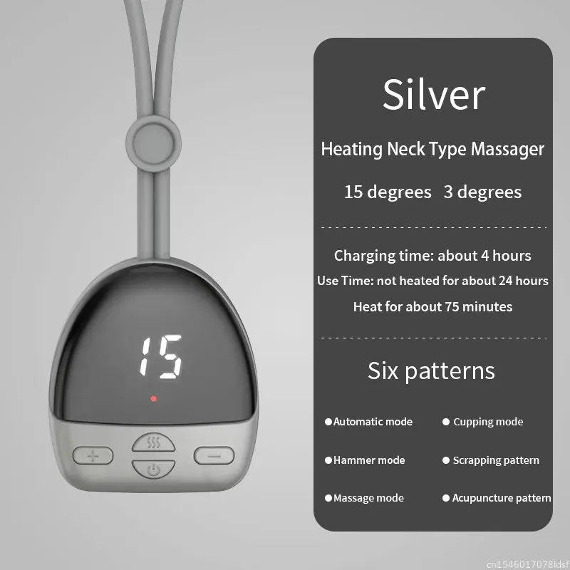 Youpin คอนวดปวด Relief Protector แขวนปากมดลูกกระดูกสันหลังแบบพกพา Mini Pulse ไหล่ปากมดลูกนวดประคบร้อน